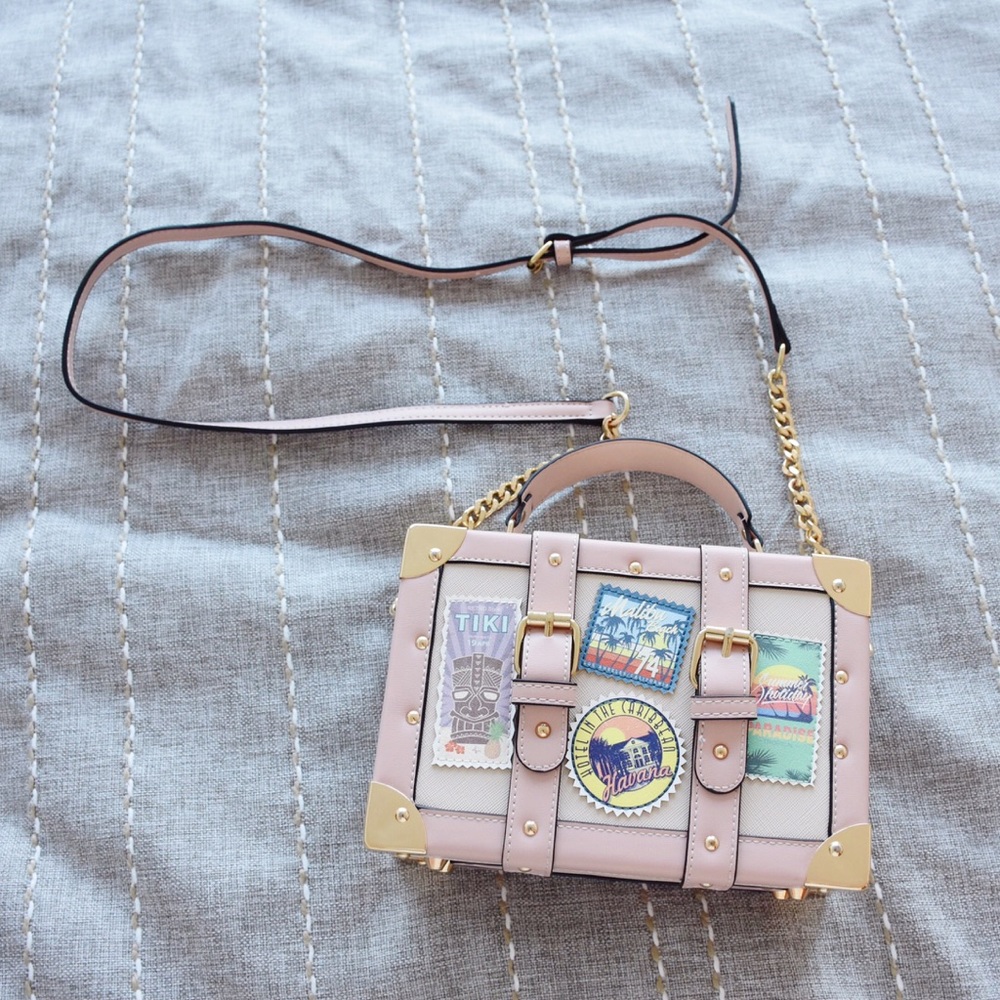 ❤️SOLD❤️Aldo Calini Pink Bone Shoulder Bag